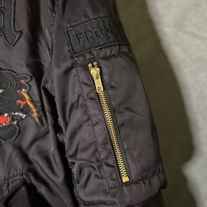 H&M Bomber Jacket With Patches